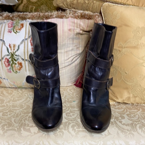 Fiorentini + Baker Brown Double Buckle Ankle Boots/Booties 39.5 main image 4